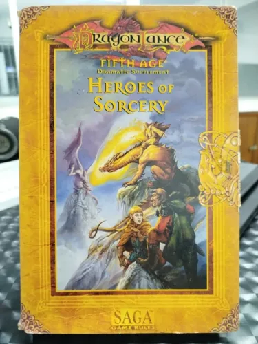 Dragonlance Fifth Age - Heroes Of Sorcery - Dramatic Supplement - Box/Saga Game Rules- RPG