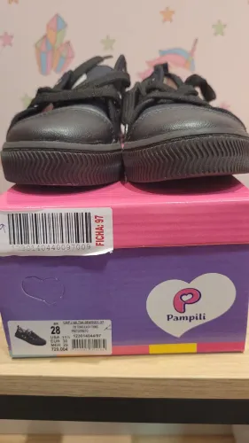 Tenis Pampili preto Tam 28