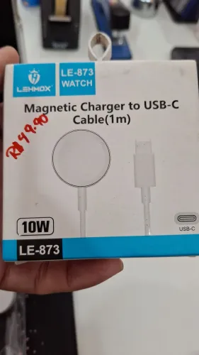 Carregador Magnético LEHMOX para Apple Watch - Cabo USB-C