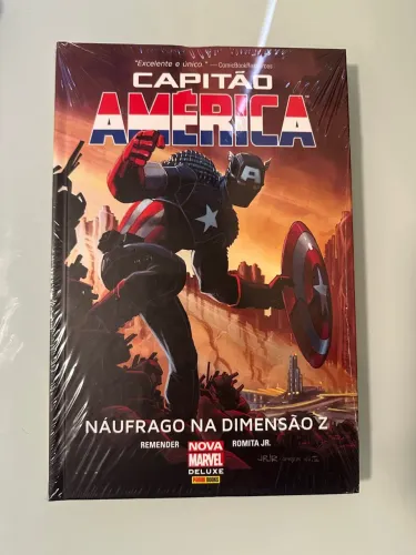 Capitão América: Naufrago na Dimensão Z - HQ Nova Marvel Deluxe