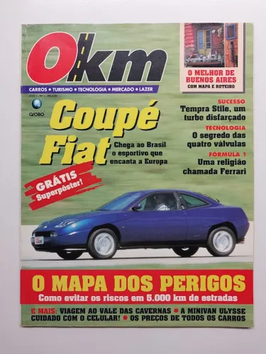 Revista 0KM - Fiat Coupe, Tempra Stile Turbo 1995