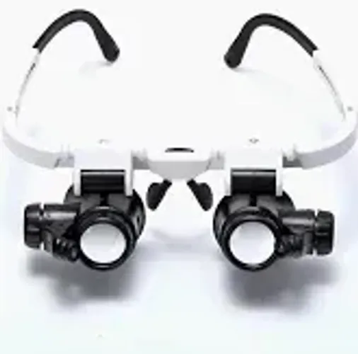 oculos lupa de cabeça