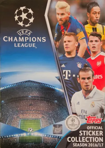 Álbum Champions League 2016-2017 - Capa Normal - Incompleto - Figurinhas. Soltas