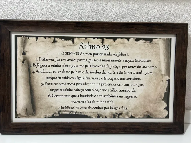 QUADRO RELIGIOSO SALMO 23