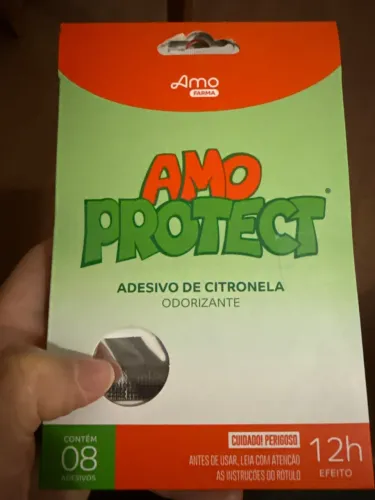 Adesivo de Citronela Amo Protect kit com 56 adesivos