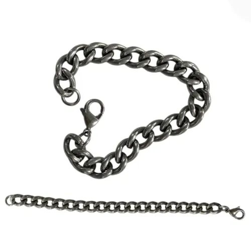 Pulseira Masculina Grumet Em Aço Inox Cirúrgico