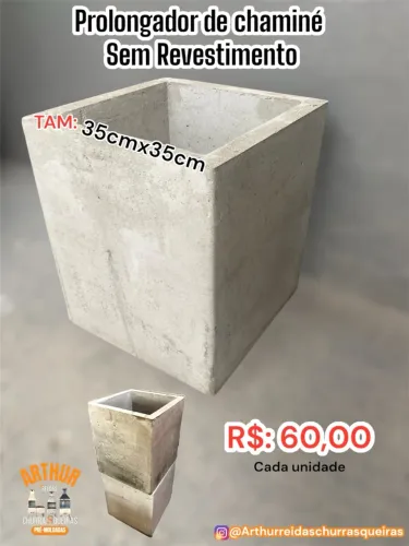 Prolongador de Chaminé para Churrasqueira -