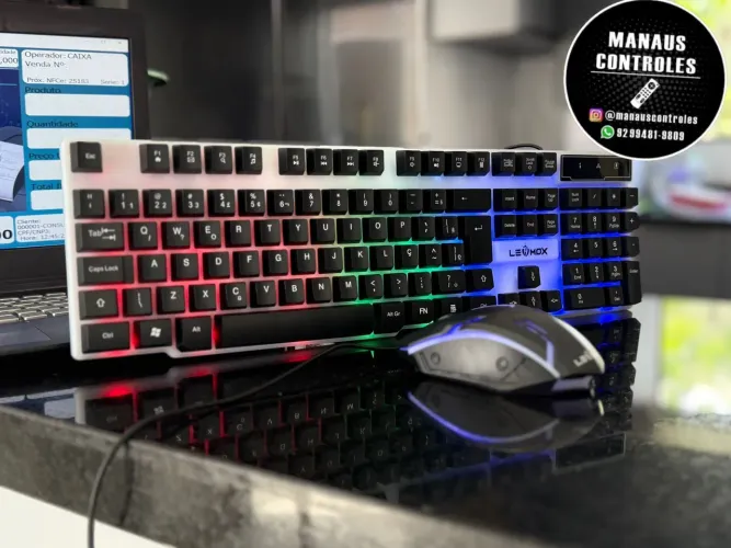 Kit Gamer com teclado e mouse Promoção