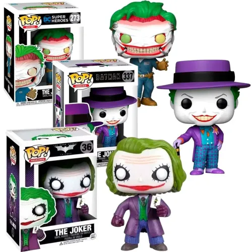 Boneco Funko Pop Coringa The Joker Miniatura Figure 10cm (VALOR CADA)