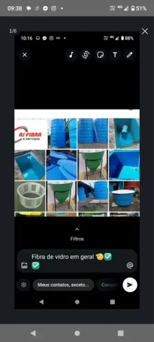 caixas d'água e serviços em fibra