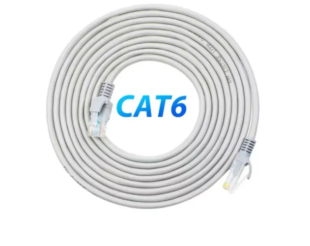 Cabo de rede internet ethernet Rj45 cat6 30 metros crimpado
