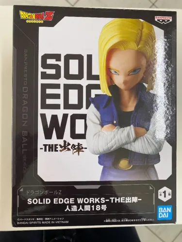 ACTION FIGURE BANPRESTO DRAGON BALL Z ANDROID 18 SOLID EDGE WORKS (LACRADO) NA CAIXA