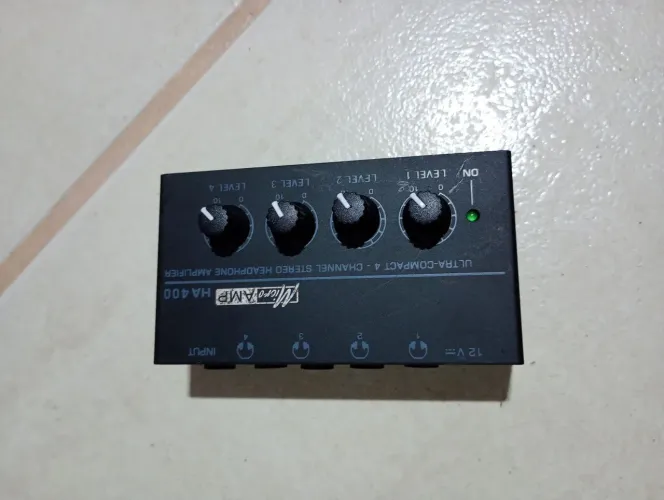 Amplificador de fone de ouvido Micro AMP HA 400 para retorno