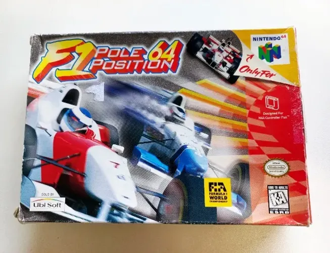 F1 Pole Position 64 Original Com Caixa Nintendo 64