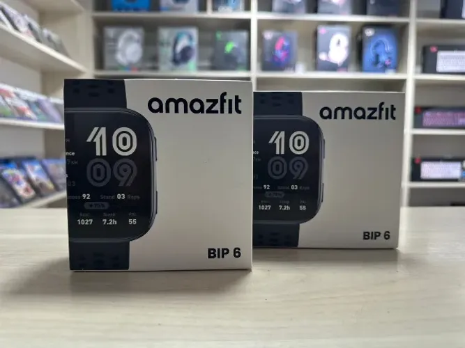 Relógio Amazfit Bip 6 Azul/Preto - Parcelamento sem Juros, Loja Física