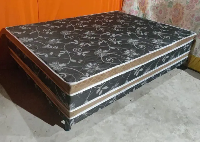 Cama box casal conjugada espuma - Nova