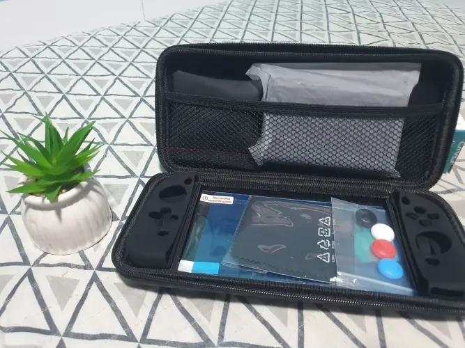 Case de Proteção Nintendo Switch v1 v2 Completo kit 13 in 1