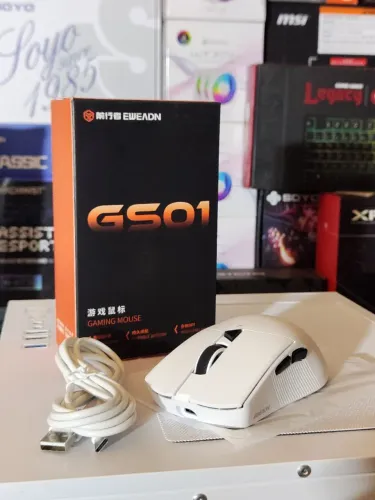 Mouse Gamer Eweadn GS1 - Sem Fio - 12.800 DPI