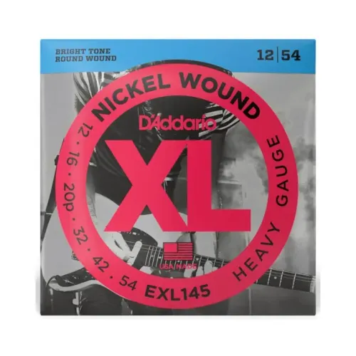 Encordoamento Guitarra D`Addario EXL145 .012 .054 Heavy