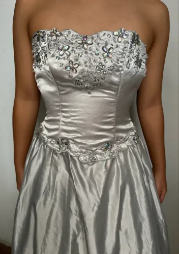 Vestido prata