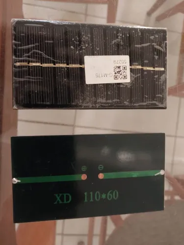 Mini painel placa solar fotovoltaico volts