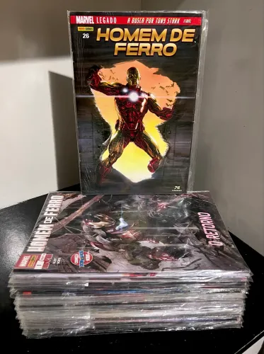 Homem de ferro Marvel legado 1 ao 26 completa