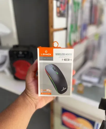Mouse sem fio LED RGB - ENTREGA A DOMICÍLIO