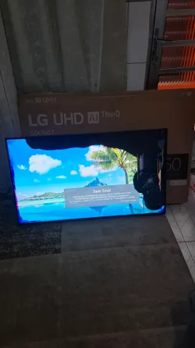 Tv lg 50, com controle original