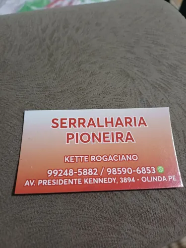 Serralharia pioneira. Kette serralharia 