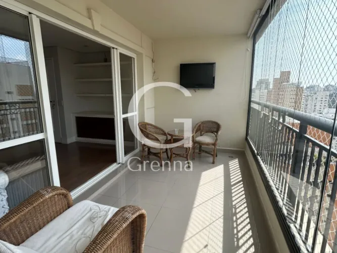 Apartamento para locação com 98m², Moema SP.