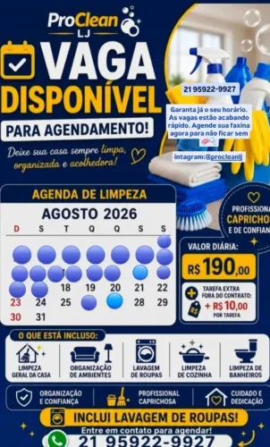 Diarista disponível *
