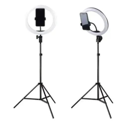 Ring Light com Tripé e Suporte para Celular