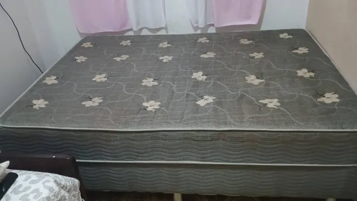 Cama box casal conjugada