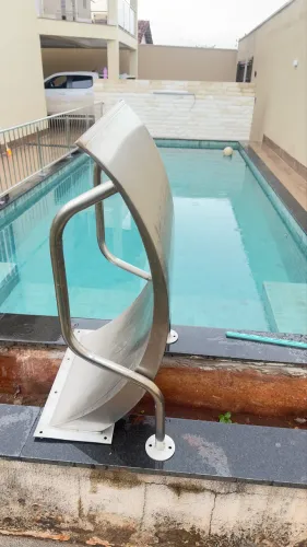 Cascata de piscinas aço inox 