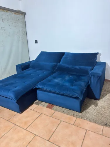 Sofá retrátil higienizado