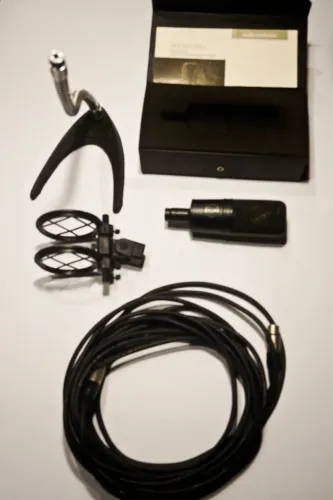 microfone audio technica 4033a funcionamento perfeito +brinde