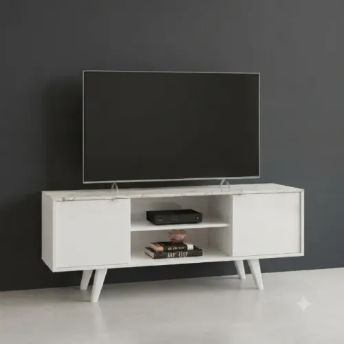 Rack Lisboa Na Cor Calacata/Off White