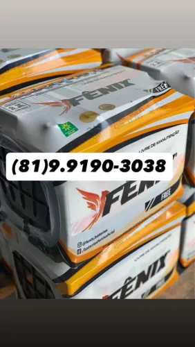Bateria de carro - Fênix 12 meses de garantia ( entrega teste e instalação grátis)