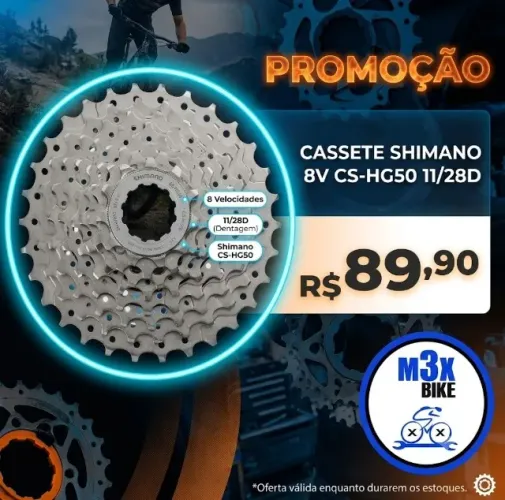 CASSETE SHIMANO 8V CS-HG50 11/28D por 89,90