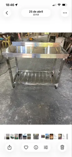 Fabricação de bancadas em inox sob medida