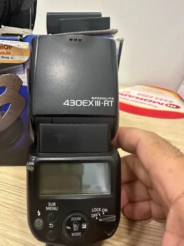 Flash Canon Speedlite 430EX III-RT - Original e Funcional