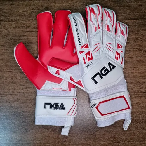 LUVA DE GOLEIRO NGA BRIO, VERMELHO 10, NOVA, apenas com um detalhe.