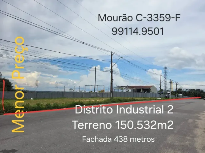 Terreno com 150.532m2 no Distrito Industrial 2. Excelente Localização. Av Flamboyant