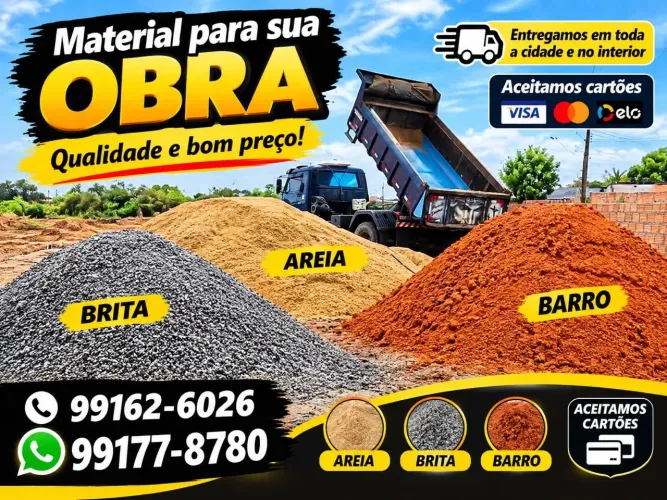 Areia-Barro-Brita-Seixo