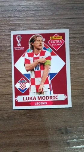 Extra Sticker Copa do mundo Legend Luka Modri? bordô