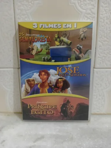 Os Sem Floresta, José O Rei dos Sonhos e O Príncipe do Egito DVD triplo