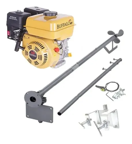Motor Barco Buffalo 7 Cv 4tempo Popa E Rabeta Completa 1.70