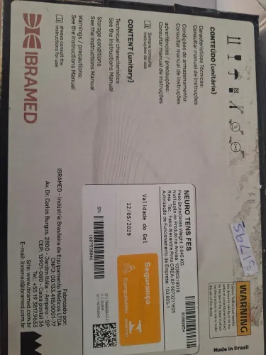TENS/FES IBRAMED. POUCO USO (1 MES DE USO). R$ 300,00