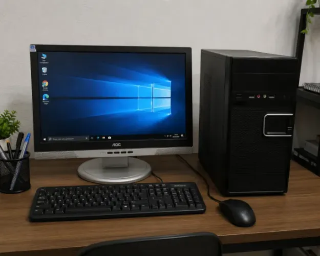 PC COMPLETO AMD FX 4300 | 8Gb ram | SSD 240gb | monitor 19" | teclado e mouse #AC CARTÃO#