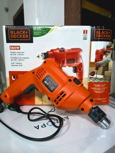 Furadeira Impacto Black Decker TM500K 560w 220v 3/8 10mm